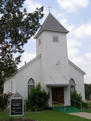 St. John Lutheran Church building in Westhoff, Texas